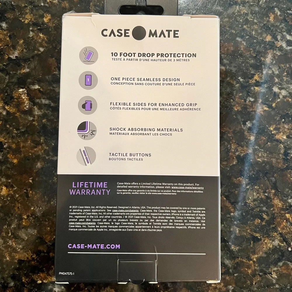 NWT Case-Mate iPhone 13 Pro Twinkle Ombre (Gold) Protective Case